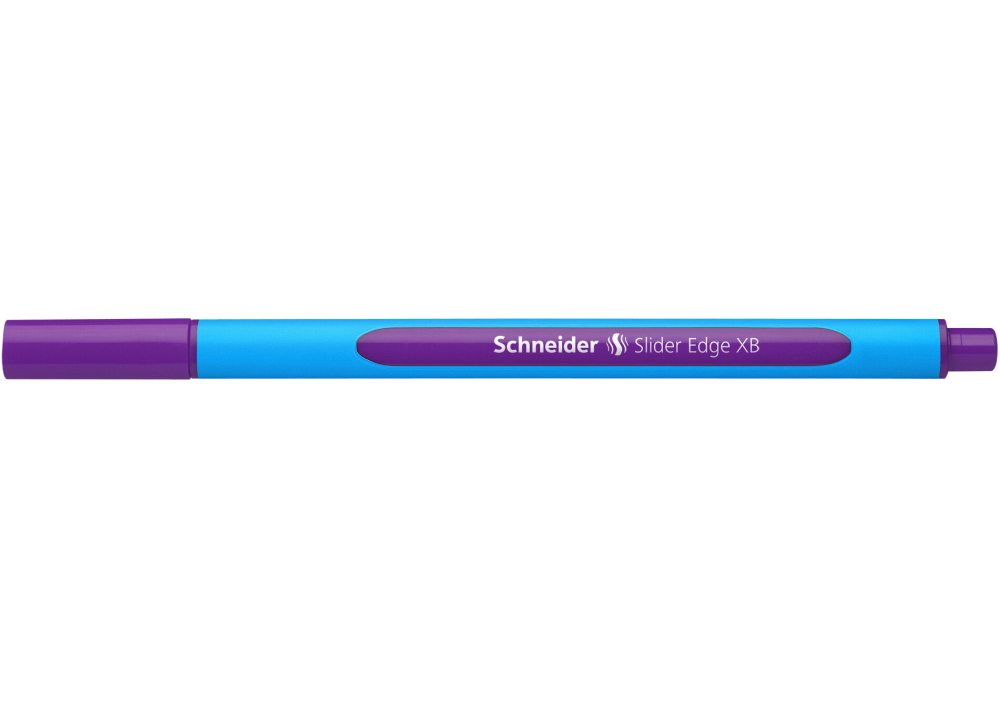 Ручка Schneider Slider Edge масляна XB 1 мм фіолетова S152208 (10 шт). Фото 4