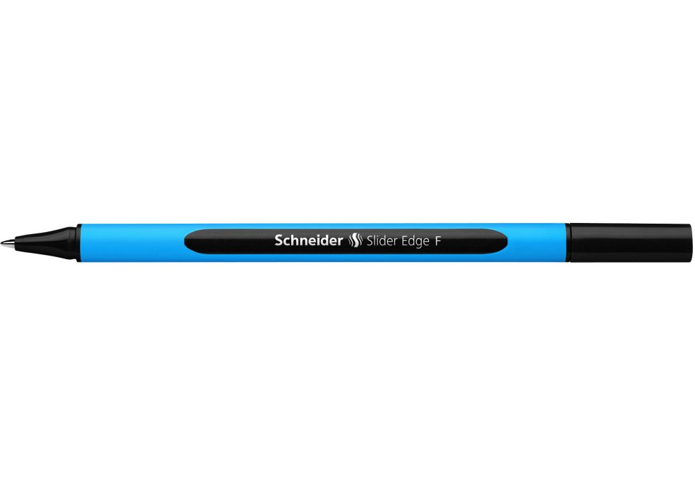 Ручка Schneider Slider Edge масляна F 0,5 мм чорна S152001 (10 шт)