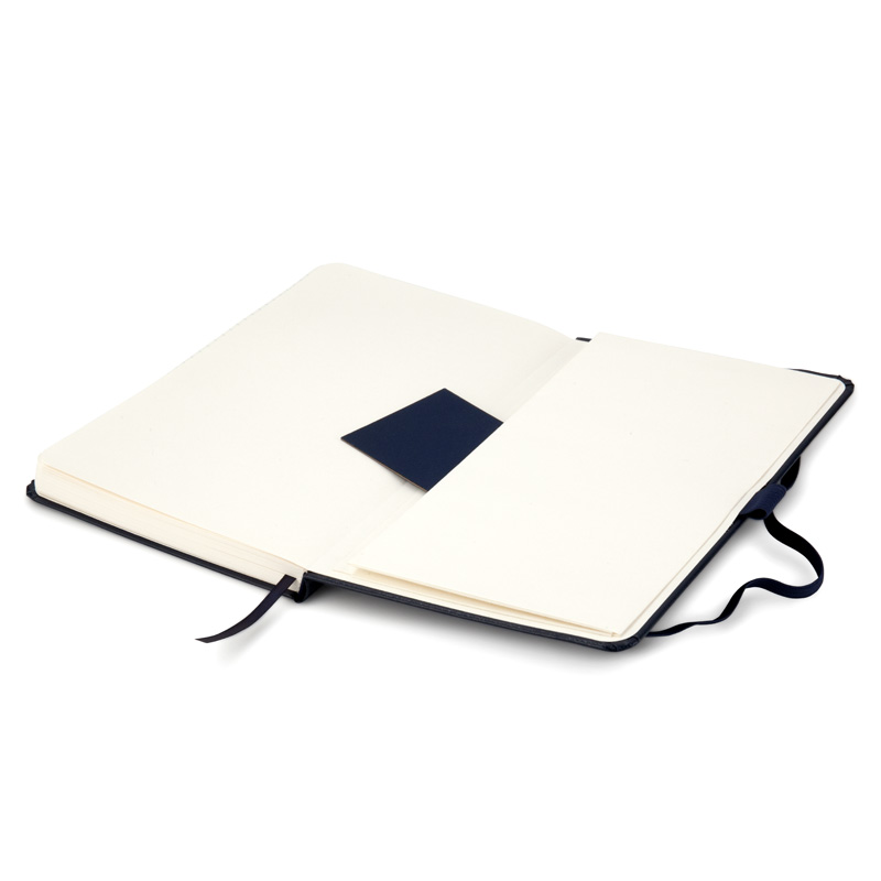 Книга записна Axent Partner 8201-02-A, A5-, 125x195 мм, 96 аркушів, клітинка, тверда обкладинка, синя. Фото 5