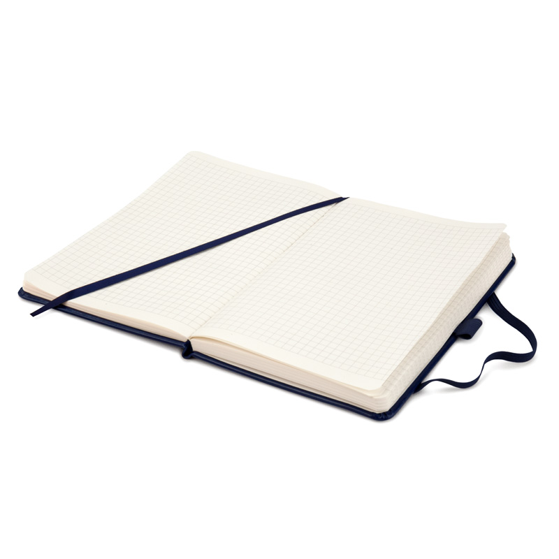 Книга записна Axent Partner 8201-02-A, A5-, 125x195 мм, 96 аркушів, клітинка, тверда обкладинка, синя. Фото 7