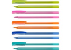 Ручка Optima масляна FLAME 0,7 мм синя O15643-02