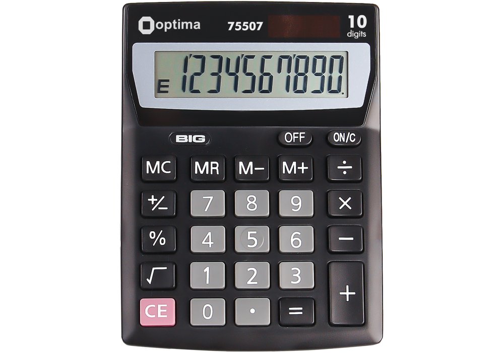 Калькулятор Optima настільний 10 розрядів O75507