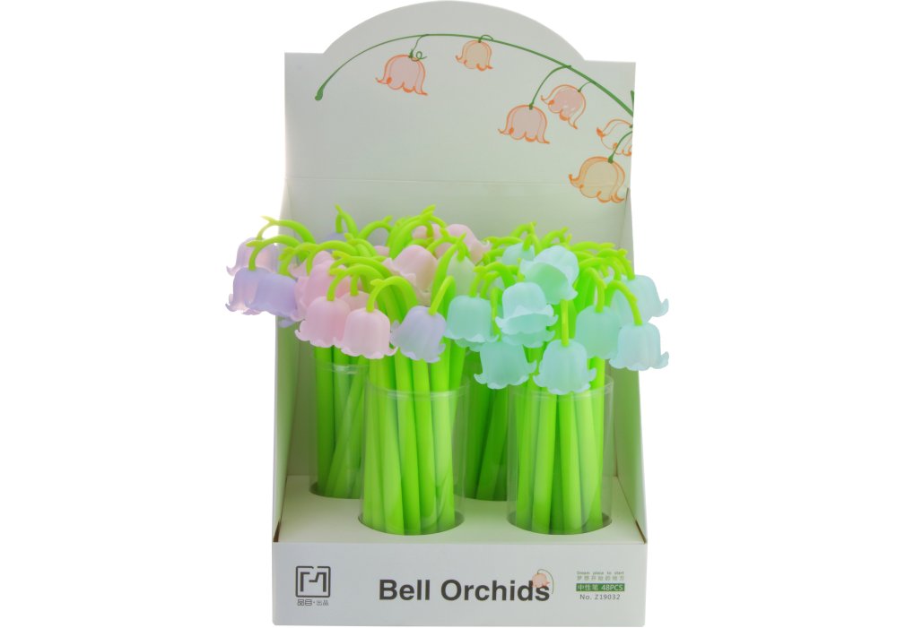 Ручка Maxi кулькова Bell orchid синя Z19032