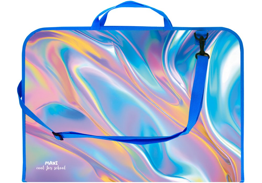 Портфель пластиковий CoolForSchool А3 на блискавці Silk MX30003-07