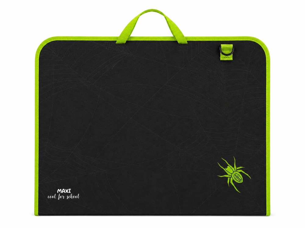Портфель пластиковий CoolForSchool А3 на блискавці з тканинними ручками Trafic MX30003-04. Фото 2