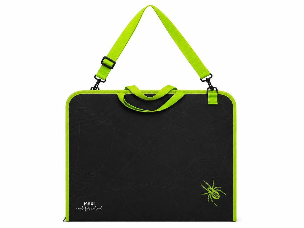 Портфель пластиковий CoolForSchool А3 на блискавці з тканинними ручками Trafic MX30003-04. Фото 3