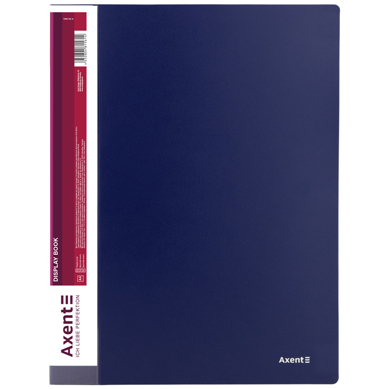 Дисплей-книга Axent 1280-02-A, А4, 80 файлiв, синя