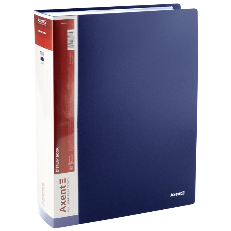 Дисплей-книга Axent 1200-02-A, А4, 100 файлiв, синя. Фото 3
