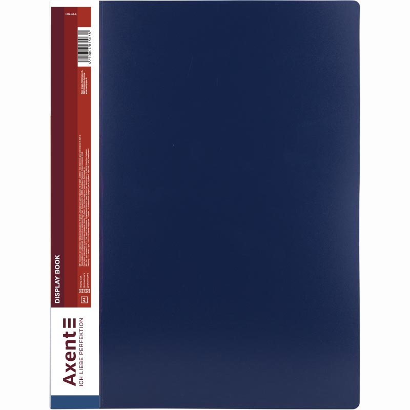 Дисплей-книга Axent 1200-02-A, А4, 100 файлiв, синя