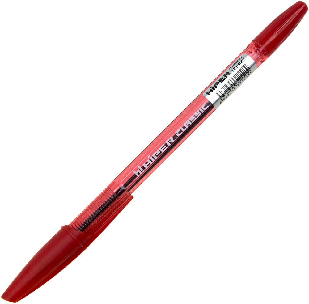 Ручка Hiper масляна CLASSIC червона HO-1147