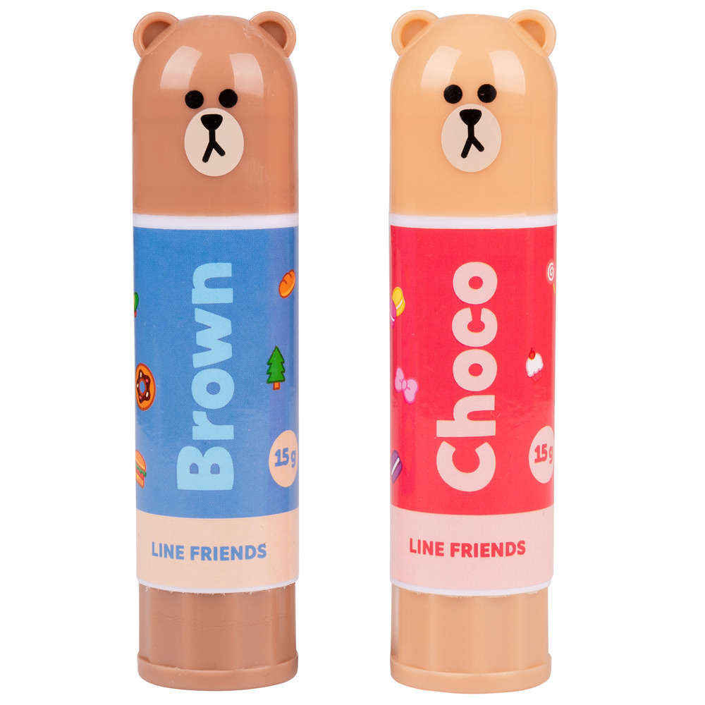Клей-олівець Yes 15г PVP Line Friends 320291 (24 шт). Фото 3