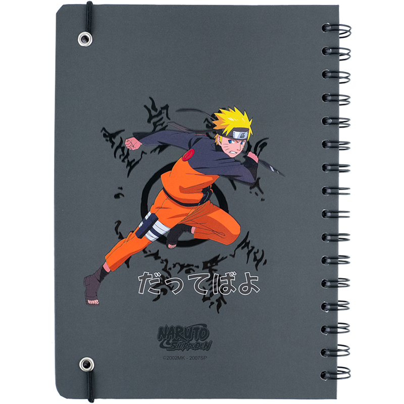Блокнот на спіралі Naruto NR24-190, A5, 80 аркушів, клітинка. Фото 3