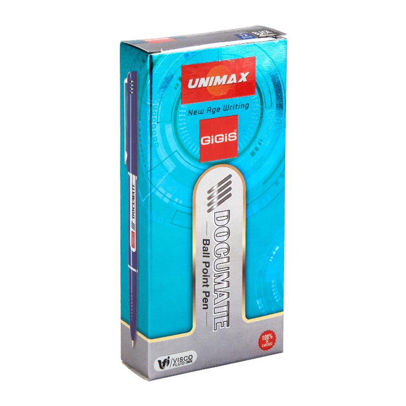 Ручка кулькова Unimax Documate, чорна UX-120-01. Фото 3