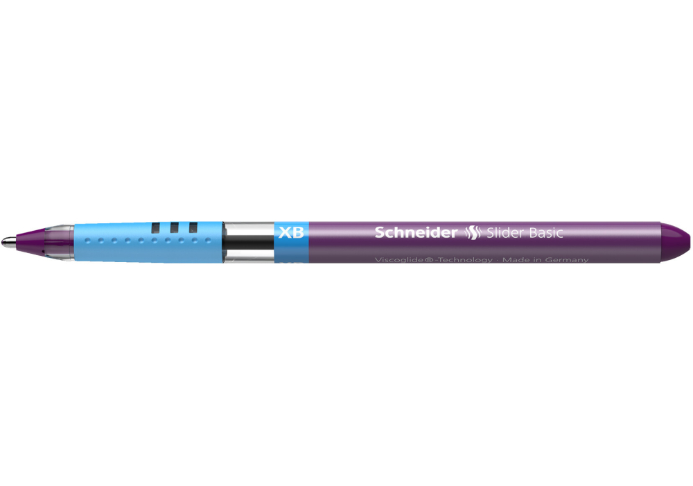 Ручка Schneider Slider Edge масляна XB 1 мм фіолетова S151208 (10 шт)	. Фото 5