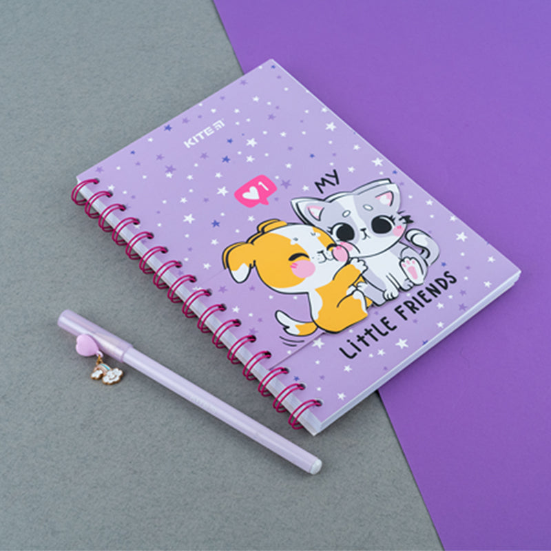 Блокнот з закладками з липким шаром Kite Friends K24-191-2, А5, 80 аркушів, клітинка. Фото 5