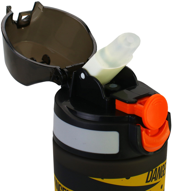 Пляшка для води CoolForSchool Danger 750 мл, чорна CF61312. Фото 2