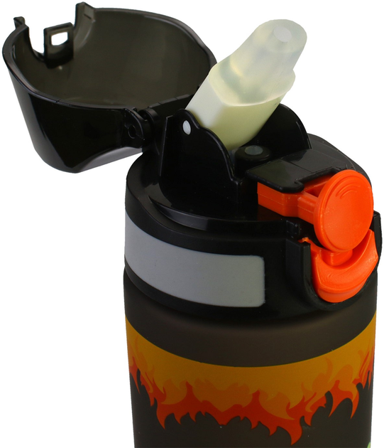 Пляшка для води CoolForSchool Fire Dragon 750 мл, чорна CF61313. Фото 2