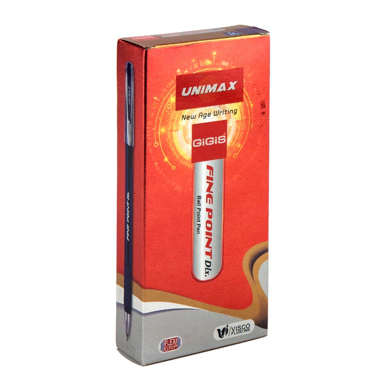 Ручка кулькова Unimax Fine Point Dlx, фіолетова UX-111-11. Фото 2