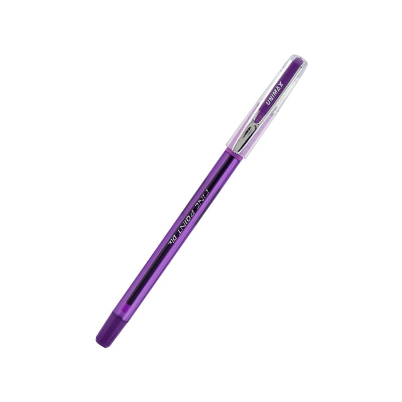 Ручка кулькова Unimax Fine Point Dlx, фіолетова UX-111-11. Фото 3