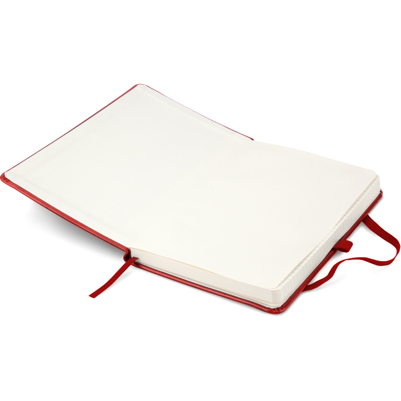 Книга записна Axent Partner Lux 8202-06-A, A5-, 125x195 мм, 96 аркушів, клітинка, тверда обкладинка, червона. Фото 6