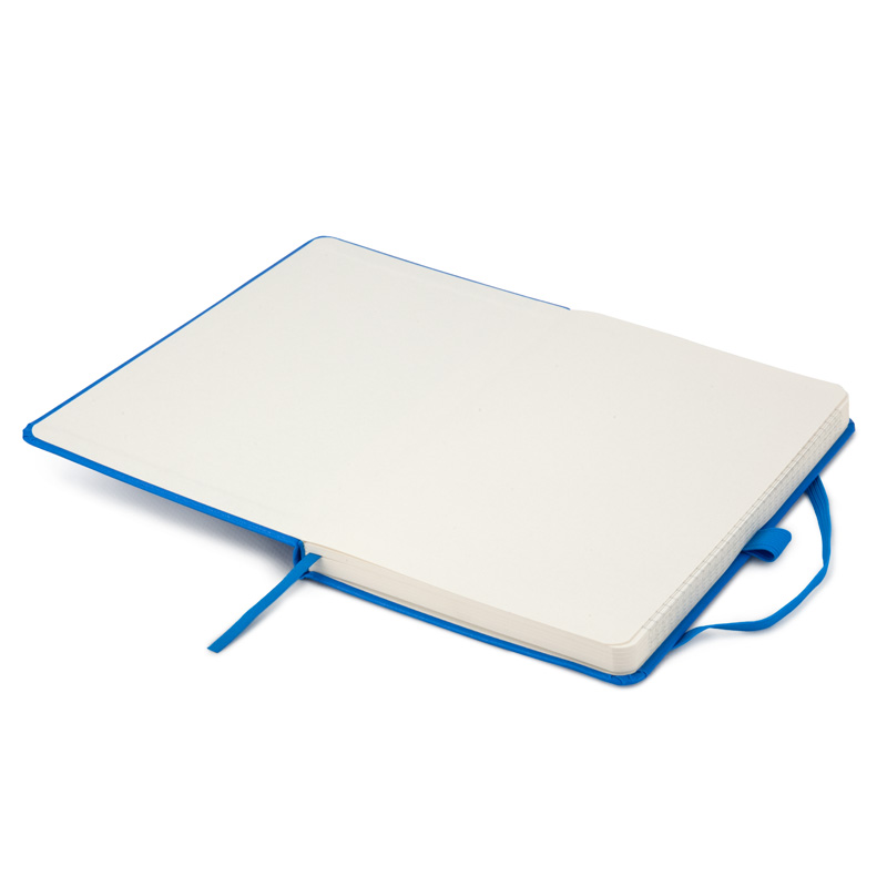 Книга записна Axent Partner 8201-07-A, A5-, 125x195 мм, 96 аркушів, клітинка, тверда обкладинка, блакитна. Фото 6