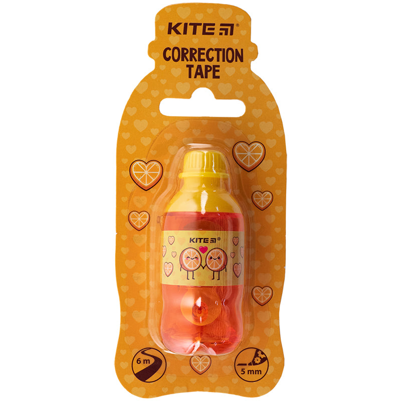 Стрічка корегуюча Kite Orange K24-007-1, 5мм x 6м. Фото 2