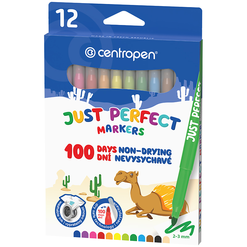 Фломастери Centropen Just Perfect набір 12 шт 2510/12