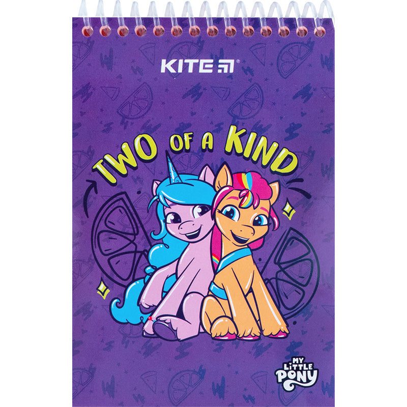 Блокнот на спіралі Kite My Little Pony LP24-196, А6, 48 аркушів, нелінований