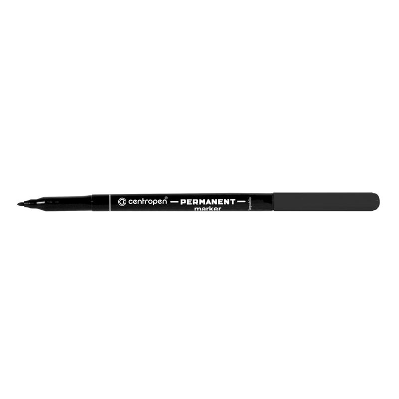 Маркер Centropen Permanent 1 мм чорний 2536/01