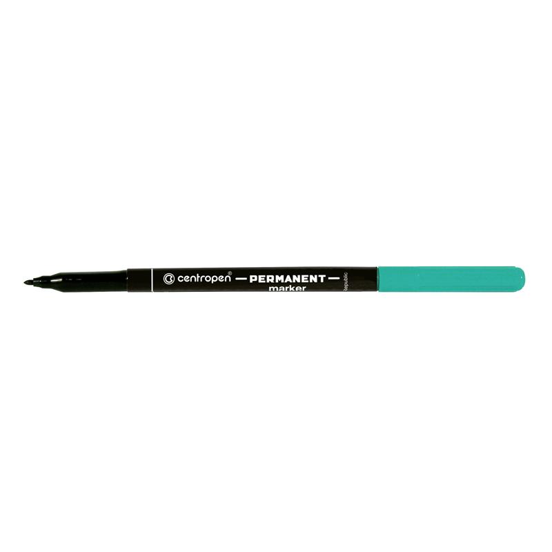 Маркер Centropen Permanent 1 мм зелений 2536/04