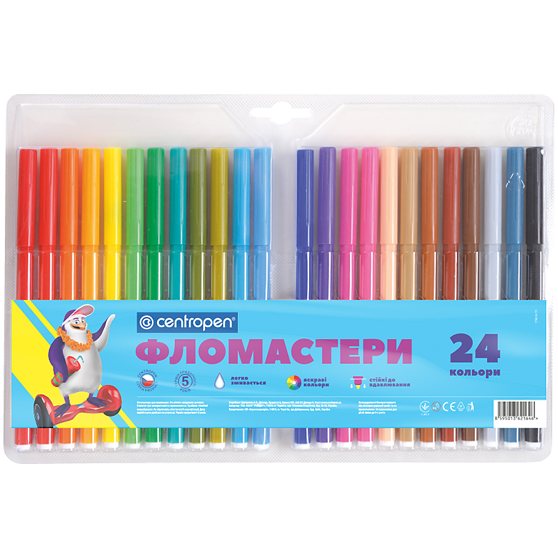 Фломастери Cenropen  набір 24 шт 7790/24 ТП