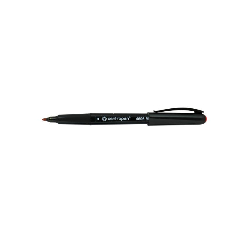 Маркер Centropen CD-Pen ergoline, 1 мм червоний 4606/02