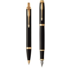 Набір Parker IM Black позолота перо+кулькова в подарунковій упаковці 22 092b19. Фото 2