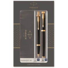 Набір Parker IM Black позолота перо+кулькова в подарунковій упаковці 22 092b19