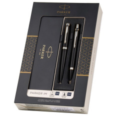 Набір Parker IM Black хромова перо+кулькова в подарунковій упаковці 22 192b19. Фото 7