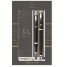 Набір Parker IM Black хромова перо+кулькова в подарунковій упаковці 22 192b19