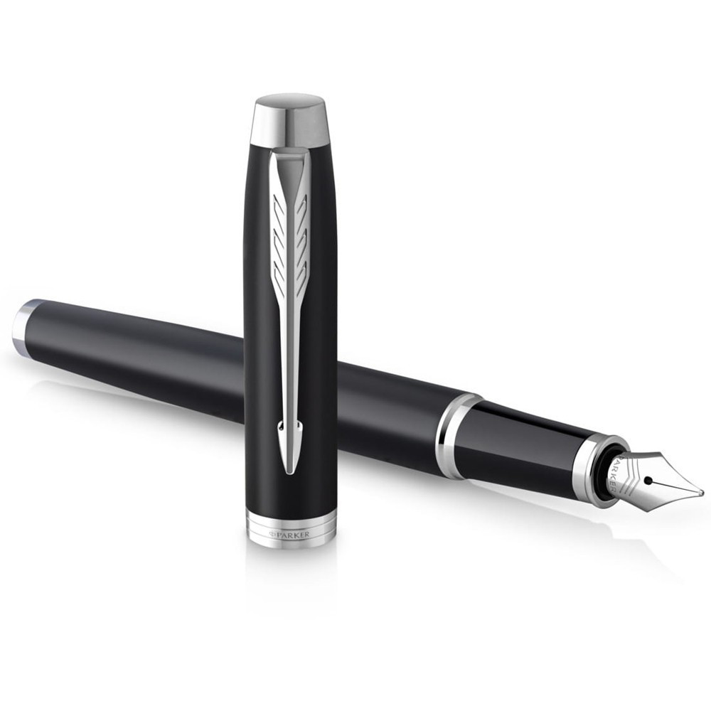 Набір Parker IM Matte Black хром перо+кулькова в подарунковій упаковці 	26 192b24. Фото 3