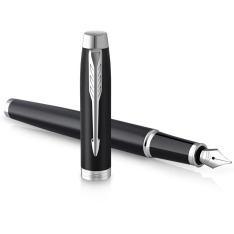 Набір Parker IM Matte Black хром перо+кулькова в подарунковій упаковці 	26 192b24. Фото 3