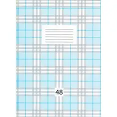 Канцелярська книга Офорт А4 48 аркушів, м'яка обкладинка КН4548К/4348К