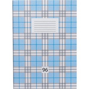 Канцелярська книга Офорт А4 96 аркушів, клітинка, м'яка обкладинка КН4496К