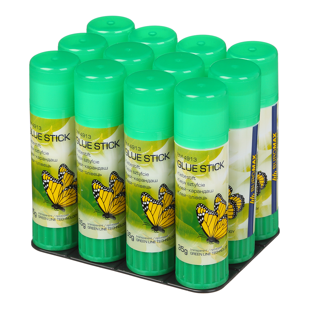 Клей-олівець PVP Buromax Eco-Line 35г. Фото 2