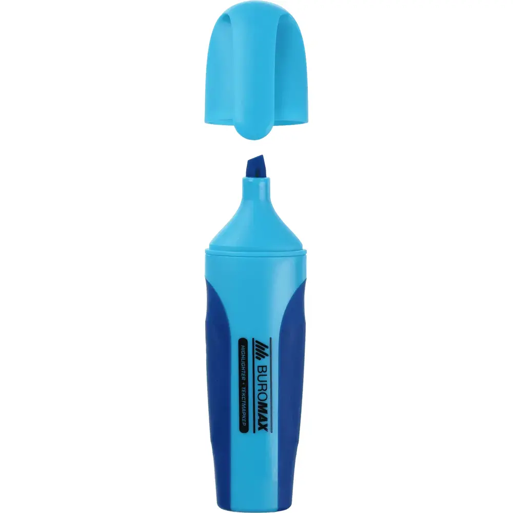 Текстовий маркер Buromax Neon 2-4 мм синій BM.8904-02