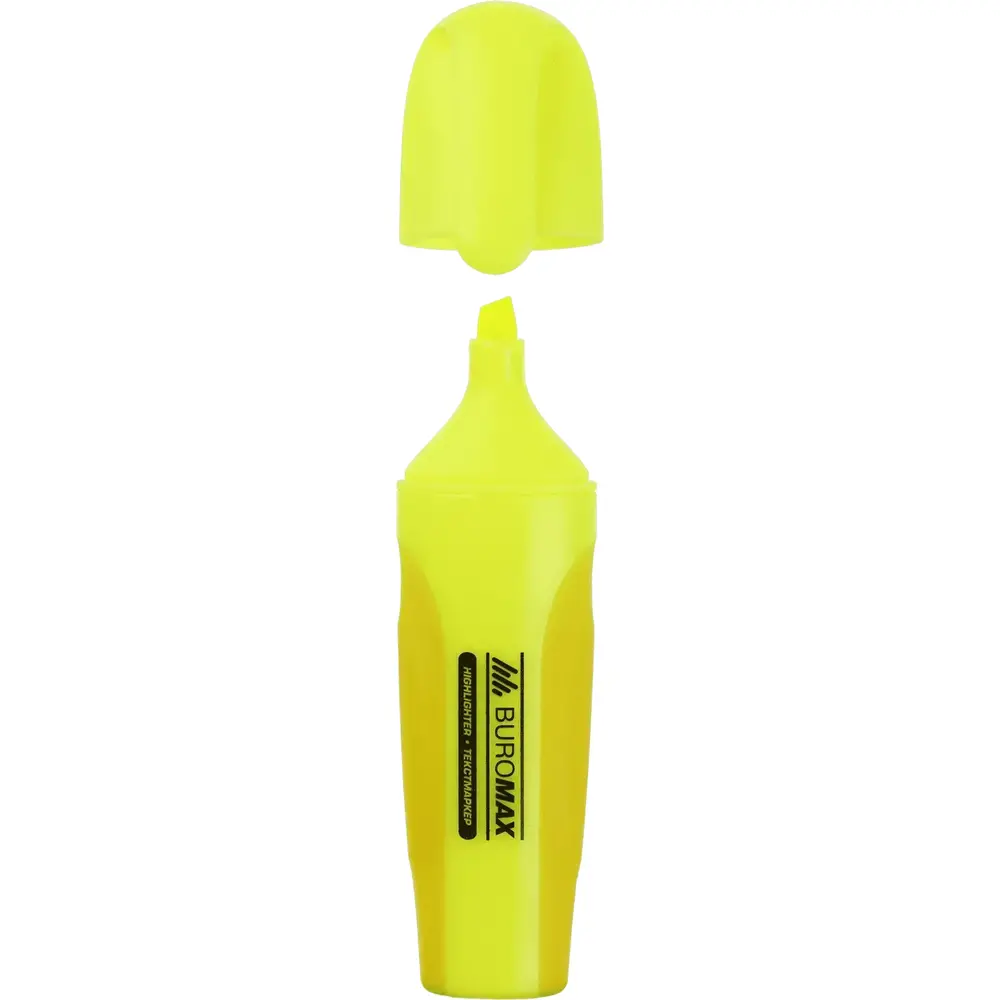 Текстовий маркер Buromax Neon 2-4 мм жовтий BM.8904-08