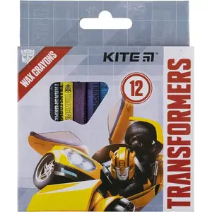 Крейда воскова Kite Transformers TF21-070, 12 кольорів
