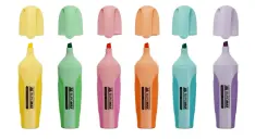 Набір із 6-ти текстових маркерів Buromax Pastel 2-4 мм BM.8905-96. Фото 2