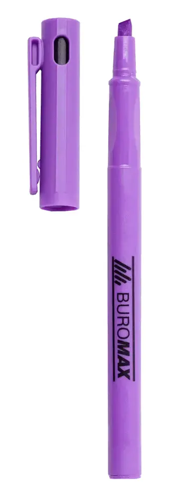 Текстовий маркер Buromax Neon Slim 1-4 мм фіолетовий BM.8907-07