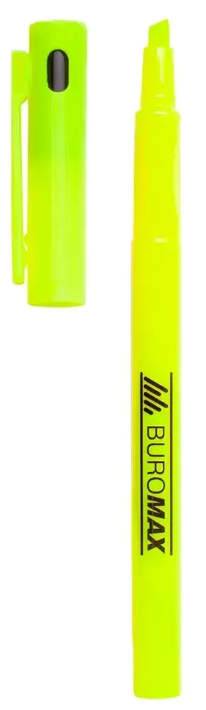 Текстовий маркер Buromax Neon Slim 1-4 мм жовтий BM.8907-08
