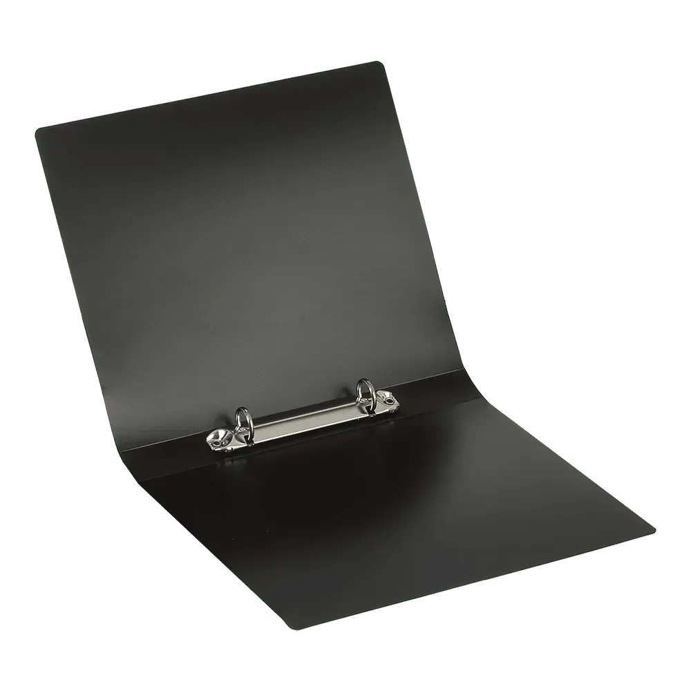 Папка пластикова А5 на кільцях Buromax чорна BM.3168-01. Фото 2
