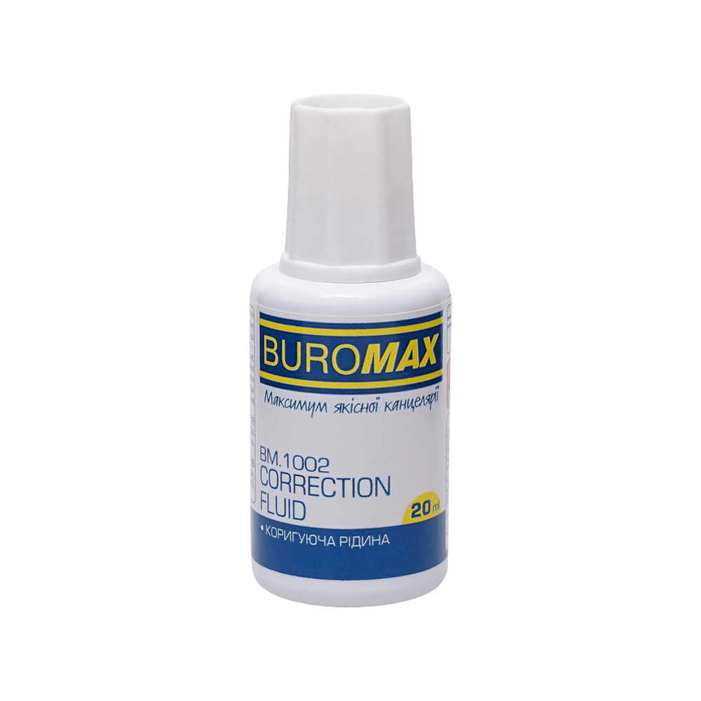 Коректор з пензликом Buromax 20 мл емульсійна основа BM.1002