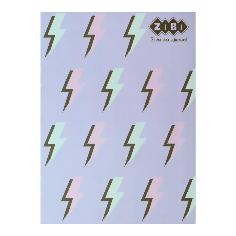 Блокнот Zibi PATTERN А5 64 аркуши в клітинку, бузковий ZB.12767-26